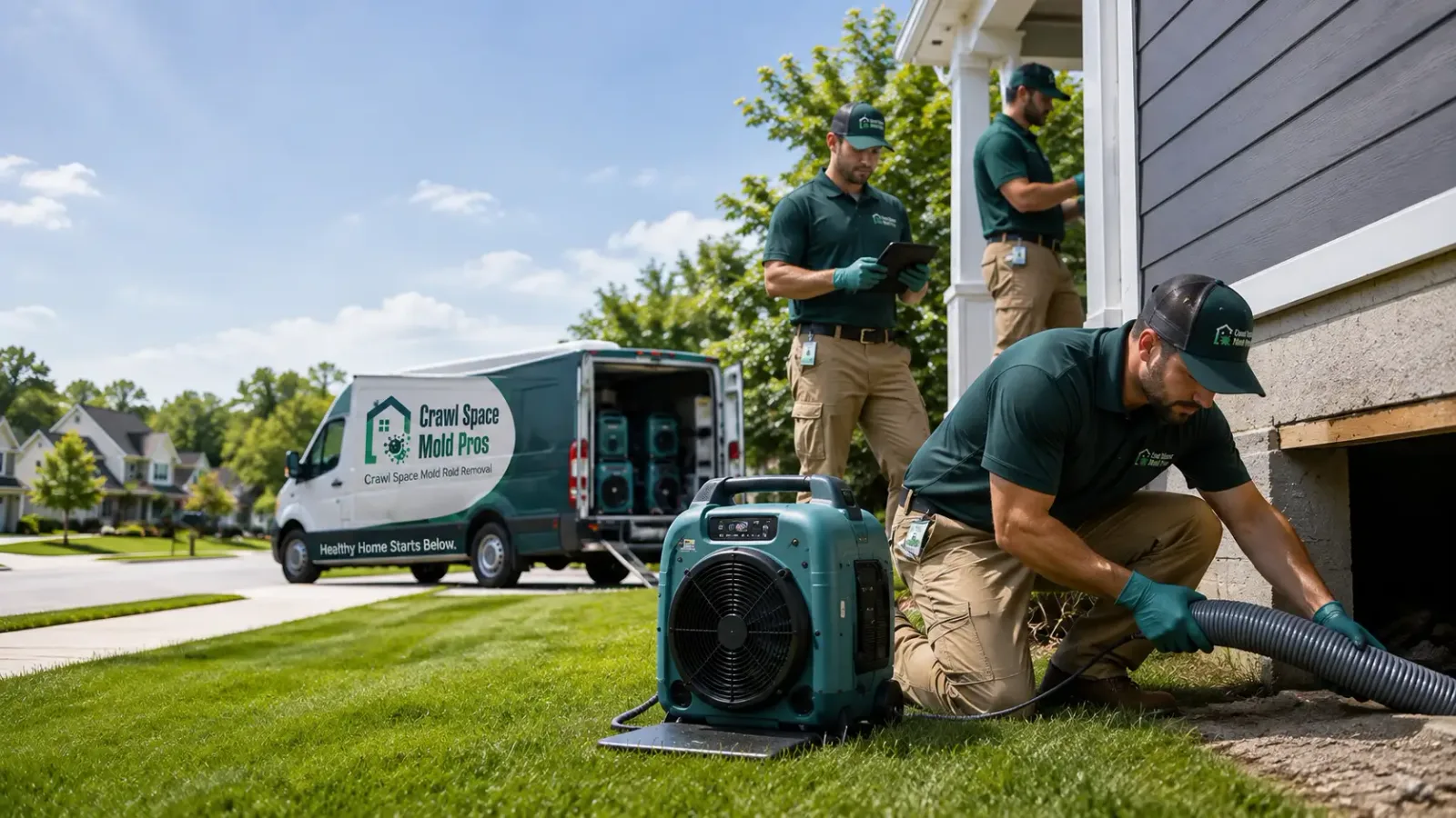 Crawl Space Mold Removal in Woodstock, IL